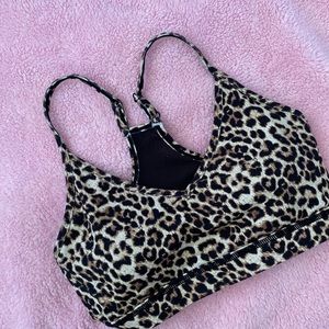 Zyia Size Small Cheetah print sports bra